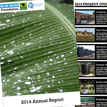 Blue Skies Foundation 2014 Annual Report